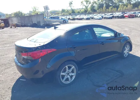 2012 Hyundai Elantra Gls/Limited из США, поврежденный, VIN KMHDH4AE0CU253484